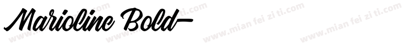 Marioline Bold字体转换